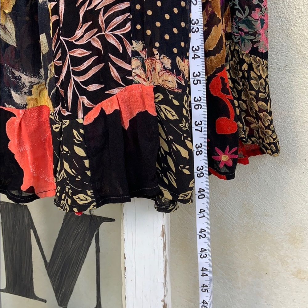 VTG 🌼 funky patchwork flowy skirt - Picture 5 of 7